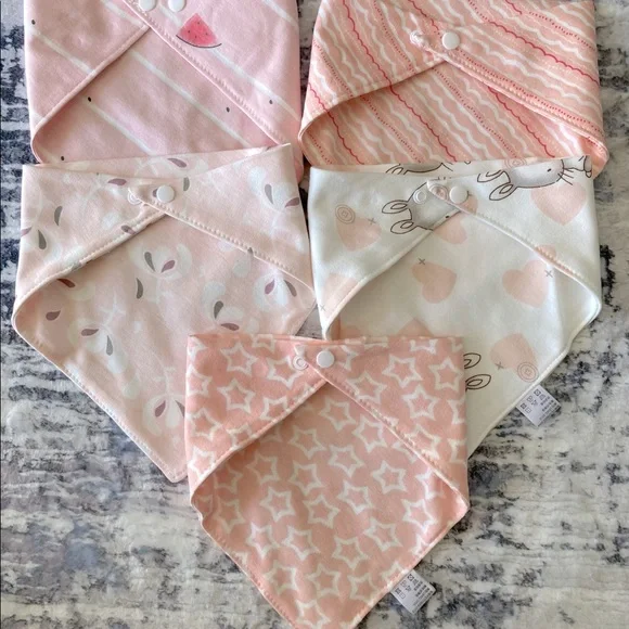 NWT BABY BANDANA BIBS - Picture 5 of 7